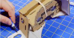 картонный шлем виртуальной реальности своими руками