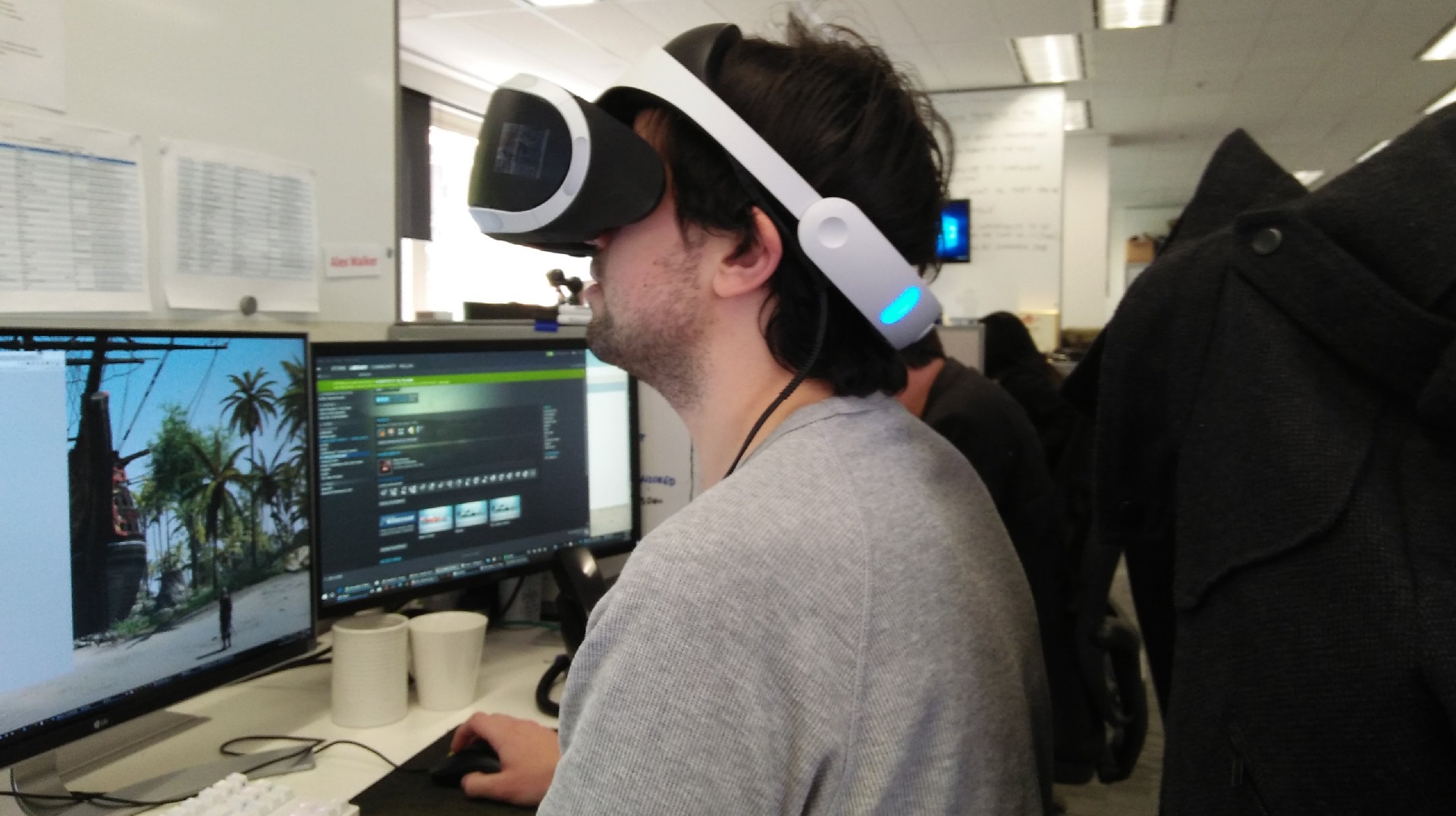 Как подключить шлем PlayStation VR к ПК. Trinus VR.